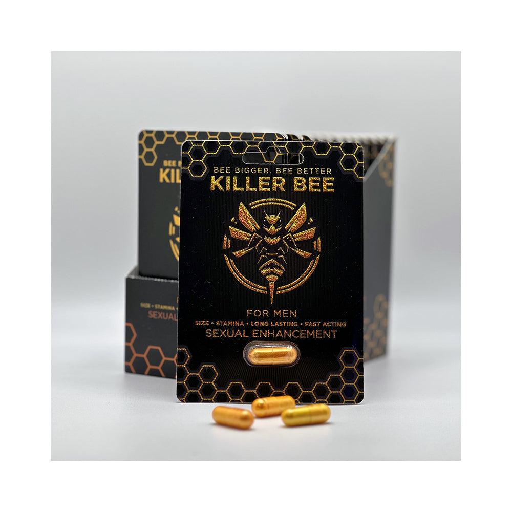 Killer Bee Male Enhancer 24 Pills Per Display-0